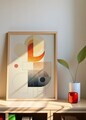 Tablou decorativ, Artnewclahsp54-3348, Lemn masiv, MDF, Multicolor