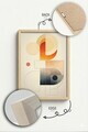 Tablou decorativ, Artnewclahsp54-3348, Lemn masiv, MDF, Multicolor