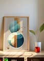 Tablou decorativ, Artnewclahsp56-5070, Lemn masiv, MDF, Multicolor