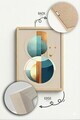 Tablou decorativ, Artnewclahsp56-5070, Lemn masiv, MDF, Multicolor