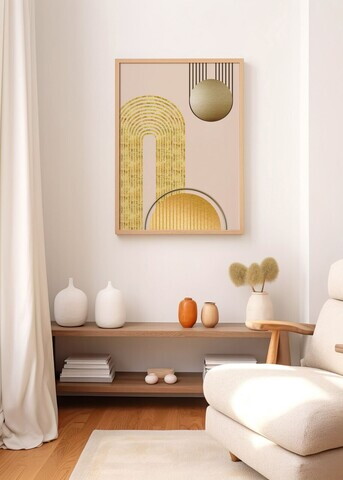 Tablou decorativ, Artnewclahsp57-5070, Lemn masiv, MDF, Multicolor