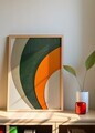 Tablou decorativ, Artnewclahsp58-5070, Lemn masiv, MDF, Multicolor