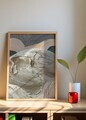 Tablou decorativ, Artnewclahsp60-3348, Lemn masiv, MDF, Multicolor