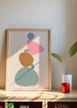Tablou decorativ, Artnewclahsp62-3348, Lemn masiv, MDF, Multicolor