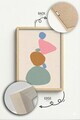 Tablou decorativ, Artnewclahsp62-3348, Lemn masiv, MDF, Multicolor