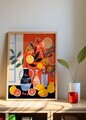 Tablou decorativ, Artnewclahsp64-3348, Lemn masiv, MDF, Multicolor