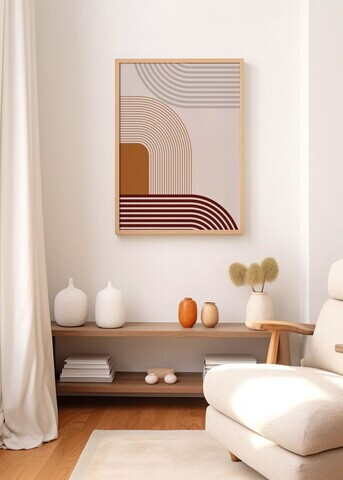 Tablou decorativ, Artnewclahsp65-5070, Lemn masiv, MDF, Multicolor