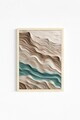 Tablou decorativ, Artnewclahsp66-5070, Lemn masiv, MDF, Multicolor