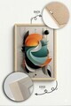 Tablou decorativ, Artnewclahsp67-5070, Lemn masiv, MDF, Multicolor