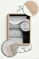 Tablou decorativ, Artnewclahsp70-3348, Lemn masiv, MDF, Multicolor