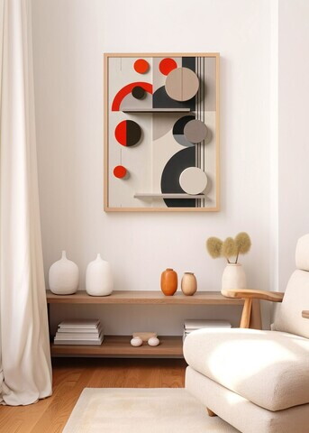 Tablou decorativ, Artnewclahsp73-3348, Lemn masiv, MDF, Multicolor