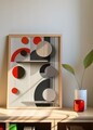 Tablou decorativ, Artnewclahsp73-3348, Lemn masiv, MDF, Multicolor