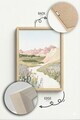 Tablou decorativ, Artnewclahsp74-5070, Lemn masiv, MDF, Multicolor