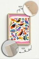Tablou decorativ, Artnewclahsp76-3348, Lemn masiv, MDF, Multicolor