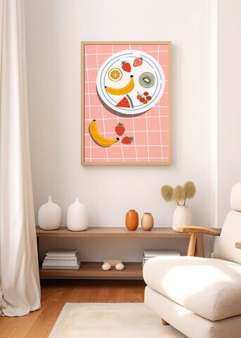 Tablou decorativ, Artnewclahsp77-5070, Lemn masiv, MDF, Multicolor