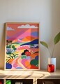 Tablou decorativ, Artnewclahsp78-3348, Lemn masiv, MDF, Multicolor