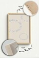 Tablou decorativ, Artnewclahsp8-3348, Lemn masiv, MDF, Multicolor