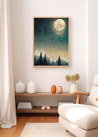 Tablou decorativ, Artnewclahsp81-5070, Lemn masiv, MDF, Multicolor