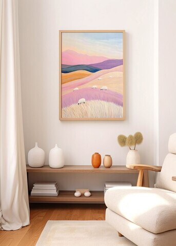 Tablou decorativ, Artnewclahsp88-5070, Lemn masiv, MDF, Multicolor