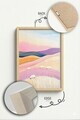 Tablou decorativ, Artnewclahsp88-5070, Lemn masiv, MDF, Multicolor
