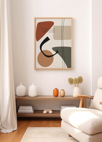 Tablou decorativ, Artnewclahsp93-3348, Lemn masiv, MDF, Multicolor
