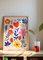Tablou decorativ, Artnewclahsp98-3348, Lemn masiv, MDF, Multicolor