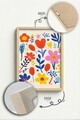 Tablou decorativ, Artnewclahsp98-3348, Lemn masiv, MDF, Multicolor