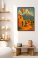 Tablou decorativ, Artnewclsyh100-3348, Lemn masiv, MDF, Multicolor