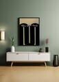 Tablou decorativ, Artnewclsyh14-3348, Lemn masiv, MDF, Multicolor