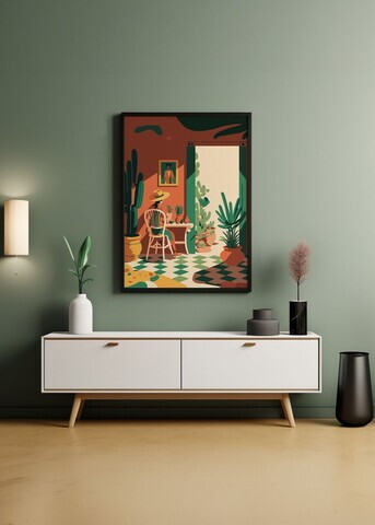 Tablou decorativ, Artnewclsyh36-3348, Lemn masiv, MDF, Multicolor