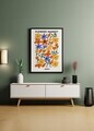 Tablou decorativ, Artnewclsyh40-5070, Lemn masiv, MDF, Multicolor