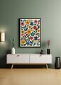 Tablou decorativ, Artnewclsyh41-3348, Lemn masiv, MDF, Multicolor