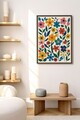 Tablou decorativ, Artnewclsyh41-3348, Lemn masiv, MDF, Multicolor