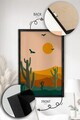 Tablou decorativ, Artnewclsyh43-3348, Lemn masiv, MDF, Multicolor