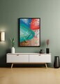 Tablou decorativ, Artnewclsyh45-3348, Lemn masiv, MDF, Multicolor