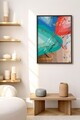 Tablou decorativ, Artnewclsyh45-5070, Lemn masiv, MDF, Multicolor