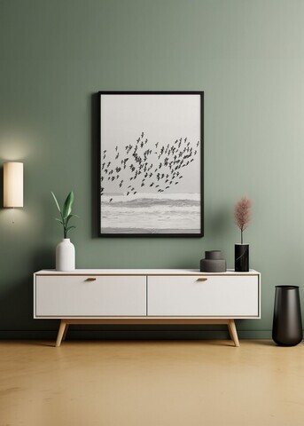 Tablou decorativ, Artnewclsyh48-5070, Lemn masiv, MDF, Multicolor