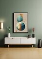 Tablou decorativ, Artnewclsyh56-3348, Lemn masiv, MDF, Multicolor