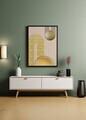 Tablou decorativ, Artnewclsyh57-3348, Lemn masiv, MDF, Multicolor