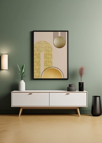 Tablou decorativ, Artnewclsyh57-5070, Lemn masiv, MDF, Multicolor