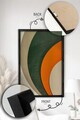 Tablou decorativ, Artnewclsyh58-5070, Lemn masiv, MDF, Multicolor
