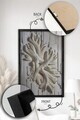 Tablou decorativ, Artnewclsyh59-3348, Lemn masiv, MDF, Multicolor