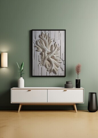 Tablou decorativ, Artnewclsyh59-5070, Lemn masiv, MDF, Multicolor