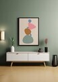 Tablou decorativ, Artnewclsyh62-3348, Lemn masiv, MDF, Multicolor