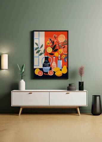 Tablou decorativ, Artnewclsyh64-5070, Lemn masiv, MDF, Multicolor