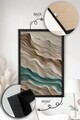 Tablou decorativ, Artnewclsyh66-3348, Lemn masiv, MDF, Multicolor