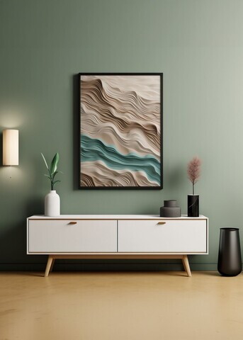 Tablou decorativ, Artnewclsyh66-5070, Lemn masiv, MDF, Multicolor