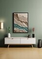 Tablou decorativ, Artnewclsyh66-5070, Lemn masiv, MDF, Multicolor