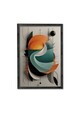 Tablou decorativ, Artnewclsyh67-3348, Lemn masiv, MDF, Multicolor