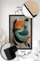 Tablou decorativ, Artnewclsyh67-3348, Lemn masiv, MDF, Multicolor